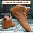 thumbnail image 6 of Yunkctuk Mens Womens Barefoot Shoes Winter, Men's Women's High-top Walking Shoes Snow Boots,Thickened Warm Fur Lined Non-slip Hiking Cotton Boots., 6 of 7