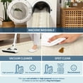 thumbnail image 4 of Washable 8x10' Area Rug – Soft Neutral Non Slip Large Rug with Rubber Back, Low Pile Stain Resistant – Modern Carpet for Living Room, Bedroom, Dining Room, Farmhouse, 4 of 8