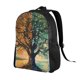 thumbnail image 2 of Disketp Seasonal Tree Reflection Mochila Unisex de Apertura Lateral Completa, Mochila para Laptop para Escuela, Trabajo y Viajes, 2 of 8