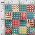 thumbnail image 2 of oneOone Cotton Cambric Dusty Teal Green Fabric Florals Sewing Material Print Fabric By The Yard 56 Inch Wide, 2 of 6