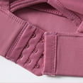 thumbnail image 6 of Bigersell High Support Sports Bras for Women Deals Longline Sports Bras for Women Bralette Bra Style B1120 Pullover Bras Pull-On Bra Closure Big Girls Plus Size Sports Bras Full-Coverage Hot Pink XL, 6 of 7
