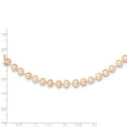 thumbnail image 5 of Auriga Fine Jewelry 14K Yellow Gold 5-6mm Pink Pearl Necklace 18inch for Women, 5 of 5