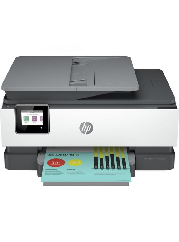 HP Officejet Pro 8034e Wireless Inkjet Multifunction Printer - Color - Copier/Fax/Printer/Scanner - 20 ppm Mono/10 ppm Color Print - 4800 x 1200 dpi Print - Automatic Duplex Print - Up to 20000 Pag...
