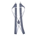 thumbnail image 2 of SGFCWSX Men's Dotted Elastic Suspenders, Casual Adjustable 4-Clip Formal Suspenders Gray, 2 of 8