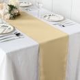 thumbnail image 3 of BalsaCircle 12" x 108" Polyester Table Top Runner Champagne, 3 of 8