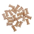 thumbnail image 2 of Conjunto de 20 carretes de madera bobinas de alambre nociones de costura punto perfke Carretes de hilo vacío, 2 of 9