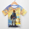 thumbnail image 3 of The Legend of Zelda Kid's T-Shirt Short Sleeve T-Shirt Tops Summer Tee Shirt for Boys Girls 110CM, 3 of 8