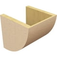 thumbnail image 5 of 9"W x 9"D x 9"H Wide Durham Rough Cedar Woodgrain TimberThane Corbel, Primed Tan, 5 of 6