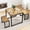Retro Brown, variant on Lofka 26" Dining Table Set for 2, Small Kitchen Table for Home Furniture, Dining Room, Black
