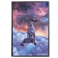 thumbnail image 2 of Starry Night Canvas Inspired American Hairless Terrier Dog Pet Family Friend Peace Oil Painting Art Print Poster Wall Decor, 2 of 6