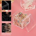 thumbnail image 4 of 40 cajas de acrílico transparente, pequeñas cajas transparentes con tapas, cubo cuadrado de plástico de 2,2 x 2,2 x 2,2 pulgadas, caja de exhibición cuadrada, cajas de contenedores transparentes para, 4 of 6