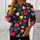 thumbnail image 1 of Xuyuer Valentines Day Sweatshirts for Women Valentine Sweatshirt Love Heart Graphic Pullover Tops Casual Holiday Tops Love Heart Shirts Casual Valentine Pullover Long Sleeve Tops, 1 of 5