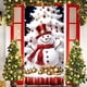 thumbnail image 5 of Adornos para colgar en la puerta, adornos navideños, cubierta de puerta navideña, cortina de puerta con muñeco de nieve navideño, decoración festiva para fiestas, decoración de puerta, decoración de H, 5 of 6