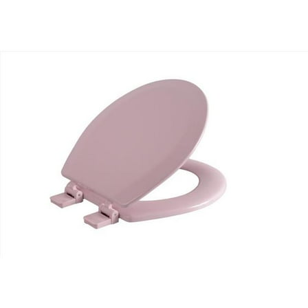 Oakbrooke 4027430 Collection Laurel Round Pink Wood Toilet Seat