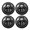 Black, variant on Boats Slam Latch 2.4'' Flush Pull Slam Latches Round Plastic for Boats Door Cabinet Pull Locking Deck Door