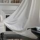 thumbnail image 3 of Cortina de estudio con sombreado blanco simple americano para sala de estar, cortina divisoria con encaje solar, cortina terminada, 3 of 6