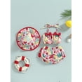 thumbnail image 2 of Elippeo Baby Girl 3pcs Swimsuits 6 12 18 24 Months Fruit Print Bandage Halterneck Sleeveless Tops Beach Shorts and Hat Set Swimwear, 2 of 9