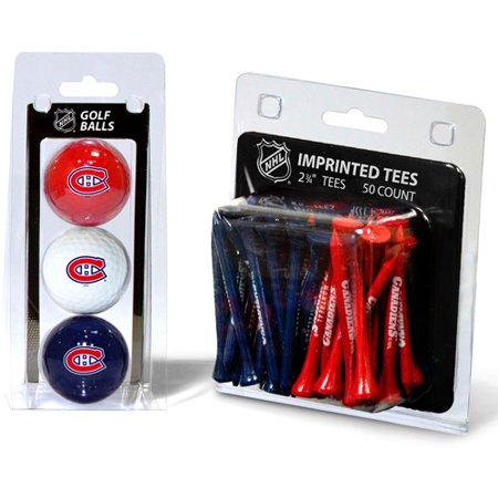 - Team Golf NHL Montreal Canadiens 3 Golf Balls And 50 Golf Tees