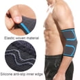 thumbnail image 3 of Protector de codo de punto: adecuado para todo tipo de ejercicios de fitness para aliviar el dolor de codo., 3 of 5