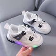 thumbnail image 5 of Xudanell Toddler Light Up Shoes Boys Kids Shoes Sport Sneaker LED for Toddles Boys Girls, 5 of 8
