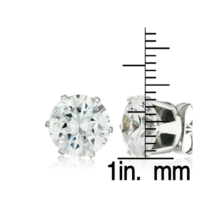 Cubic zirconia deals earrings walmart