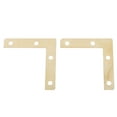 thumbnail image 3 of 20 pcs 51mm Flat Corner Right 90º Angle Bracket Repair Plate Fixing Brace, 3 of 8