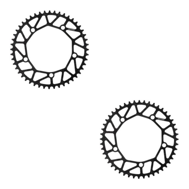 Maytalsory 1/2/3/5 Durable Crank set For Bicycles Guaranteed Compatibility And Improved Performance Alloy Bicycles Crank Bike Crank set 48T black 2PCS