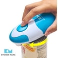 thumbnail image 5 of Kitchen Mama Auto Electric Can Opener, Sky Blue, Plastic, Battery Powered with Smooth Edge, 5 of 8