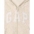 thumbnail image 2 of Sudadera con Capucha GAP para Bebé Niña con Logo y Cierre Completo Gris 6-12M, 2 of 2