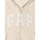 thumbnail image 2 of Sudadera con Capucha GAP para Bebé Niña con Logo y Cierre Completo Gris 6-12M, 2 of 2