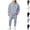 Light Gray, variant on HAJWOH Sweatsuits for Mens Full Zip Drawstring Casual Hooded and sweatpants with Pockets Running Jogging Sport Comfort Suit