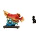 thumbnail image 1 of Estatua de Arowana, Figura de gato, Estatua de gato, Figura decorativa de resina, Escultura de animal, Adorno moderno, Adecuado para decoració, 1 of 8