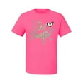 thumbnail image 2 of Stay Beautiful Positivity Quote Saying Pop Culture Men's Graphic T-Shirt, Neon Pink, 5XL, 2 of 3