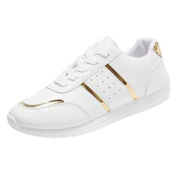 NOKIO Women's Retro Fashion Sneakers 𝖫a𝖼e Up Walking Footwear Casual Walking Shoes Non S𝗅ip Comfort Skate Shoes Lightweight Sport Shoes for Summer and Autumn