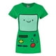 thumbnail image 1 of Hora de Aventuras - Camiseta de BMO para mujer (Verde), 1 of 2