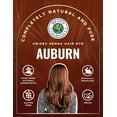 thumbnail image 4 of Auburn 200 g | 100% Natural Hair Dye Kit | Vibrant Colors with 50 g Pure Henna & Herbal Mix, 4 of 7