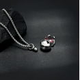 thumbnail image 6 of Cool Skull Urn Necklace For Men Crystal Demonic Cremation Jewelry for Ashes Urn Necklace for Ashes Punk Rock / Hip Hop Charms Pet Human Ashes Urn Pendant, 6 of 9