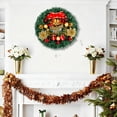 thumbnail image 4 of TanSiDing 1pcs Lifelike Artificial Christmas Wreath - Realistic Faux Greenery Decor, All-Weather Outdoor & Indoor Hanging Decoration for Holiday Party Home Door Wall 30cm, 4 of 6