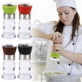 thumbnail image 1 of MORESEC 4Pcs Pepper Grinder, Pepper Grinder Mill, Manual Spice Grinder Bottle, Adjustable Coarseness, Transparent Container, Easy Fill Kitchen Gadget, Durable Plastic Grinder for Salt, Herbs, 1 of 9