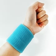 RONYOUNG 24PCS Colorful Sports Wristbands Cotton Sweatband Wristbands Wrist Sweatbands Wrist Sweat Bands for for Men and Women, Good for Tennis, Basketball, Running, Gym, Working Out