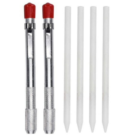 

Azhf Clearance Sale 2pcs For Welding Tools Soapstone Holder Industrial Portable Pens With 4 Refills