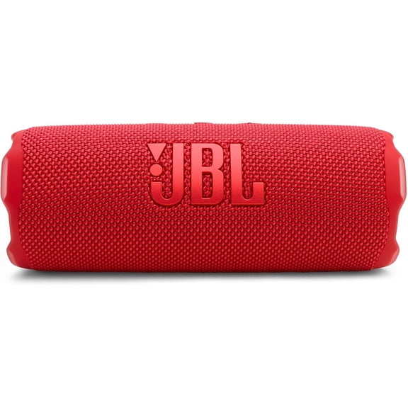 Open Box JBL Flip 7 - Portable waterproof and drop-proof speaker, Bold JBL Pro Sound with AI Sound Boost, 16Hrs of Playtime, and PushLock system with interchangeable accessories (Red)