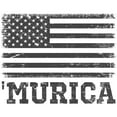 thumbnail image 3 of CafePress - Murica White T Shirt - Men's White Classic Cotton T-Shirts, 3 of 4