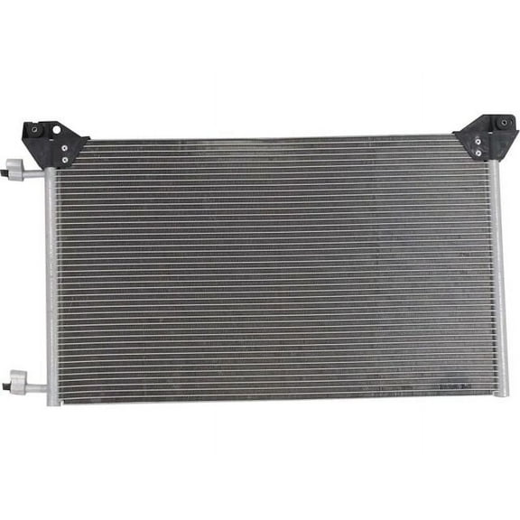 Rear A/C Condenser - Compatible with 2000 - 2014 Chevy Suburban 1500 2001 2002 2003 2004 2005 2006 2007 2008 2009 2010 2011 2012 2013