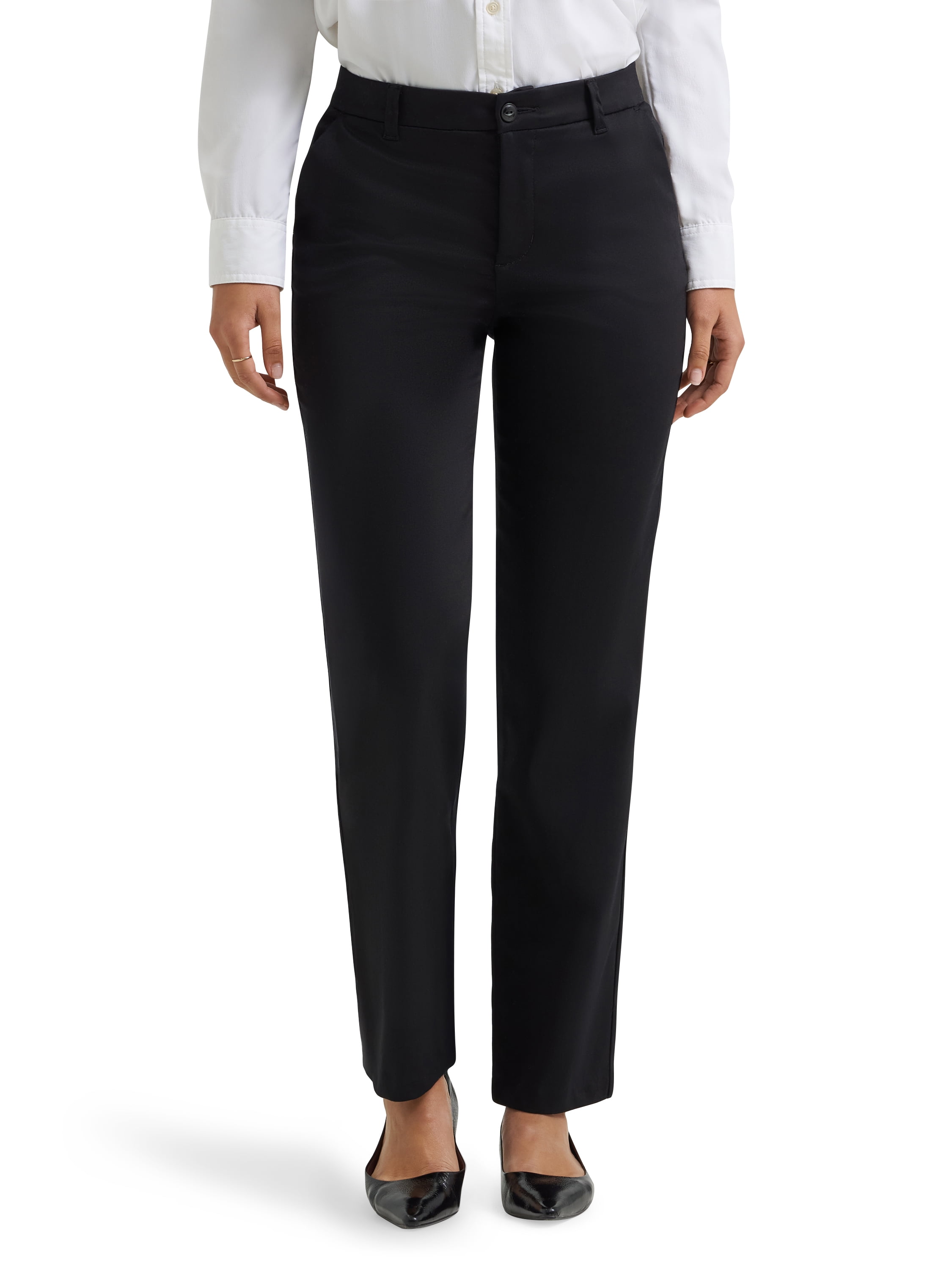 Lee Women's Straight Leg Woven Pant - Walmart.com