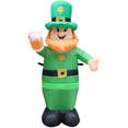 thumbnail image 1 of New Day Irish Inflatable Decoration Luminous St. Inflatable Holiday Patrick‘s LED Light White Christmas Lights Led for Tree (Multicolor  One Size), 1 of 6