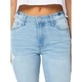 thumbnail image 5 of Celebrity Pink Women's Juniors Curvy Mid Rise Ankle Skinny, 27" Inseam, Sizes 1-15, 5 of 5