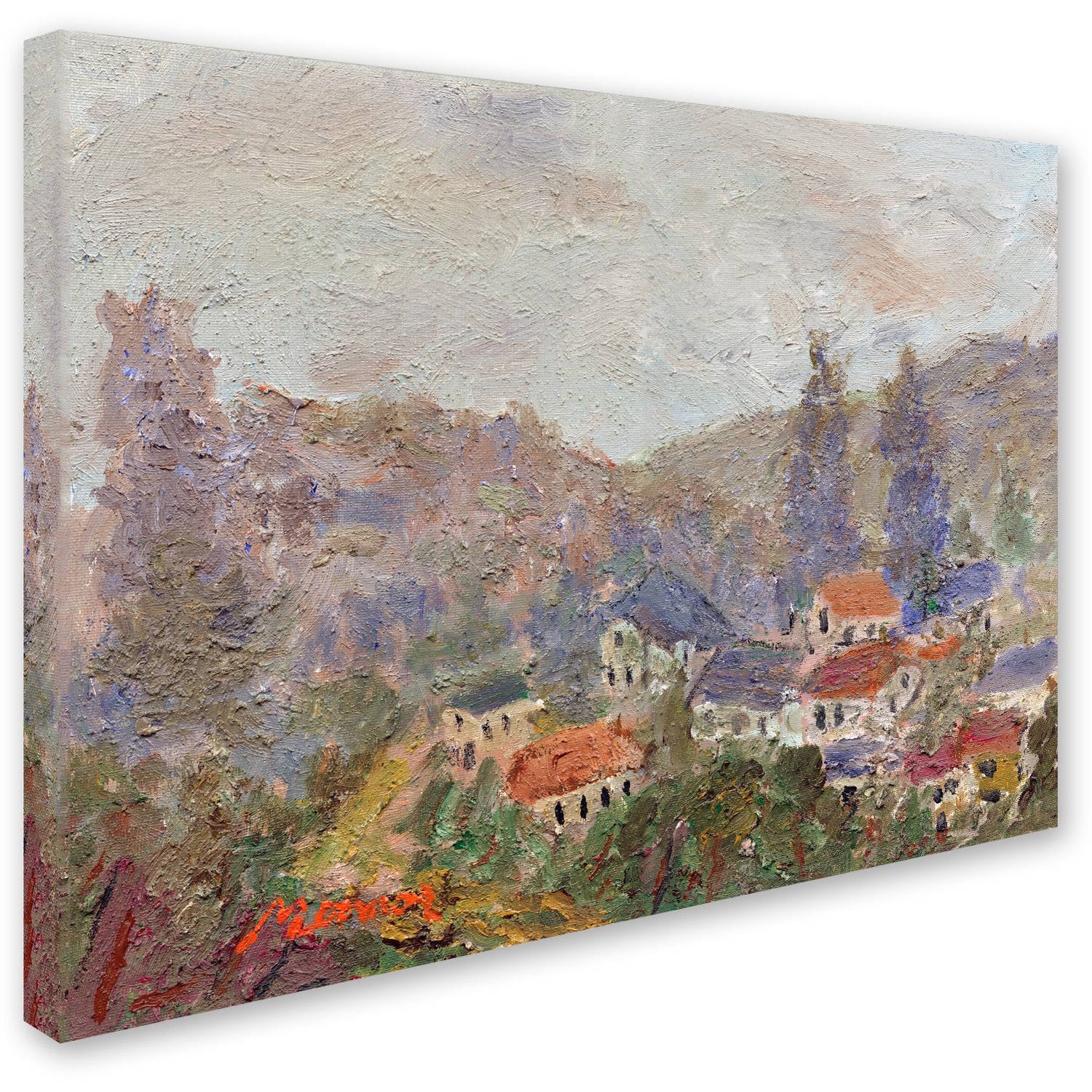 Trademark Fine Art ''Misty Morning'' by Manor Shadian 14' x 19' Canvas Art (MA0614-C1419GG)