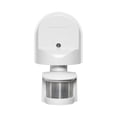 thumbnail image 1 of Sensor De Movimiento Infrarrojo 180° De Pared Para Interiores Lámpara Foco o Alarma Illux SE-2101.B, 1 of 8