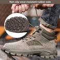 thumbnail image 3 of Work Shoes Men's Safety Shoes Breathable Lightweight Steel Toe Shoes Non-Slip Comfortable Fashion, 3 of 7